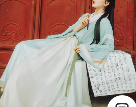 【淡竹叶】花朝记汉服原创 魏晋制复原款襦裙...
