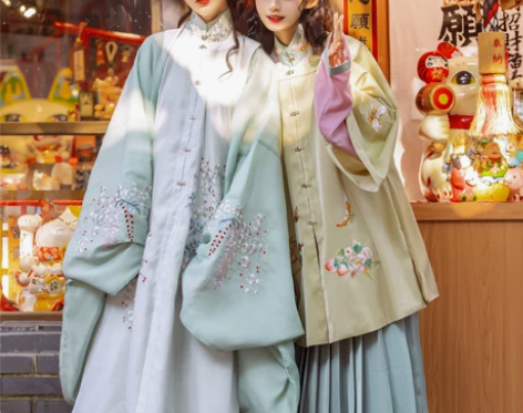 ?司南阁原创【紫藤物语】汉服女款明制立领斜...