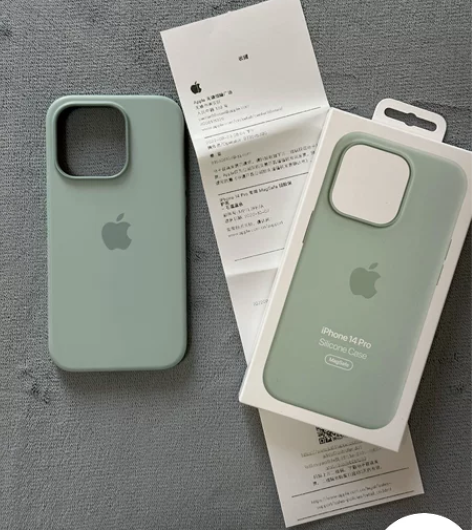 14pro 硅胶原装保护壳 石莲蓝色 国行...