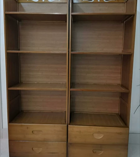 低价处理十几个全新书架置物架家用落地实木儿...