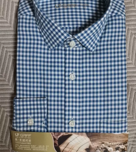 刺绣鲁泰格雷芬男士41号175-96A纯棉...