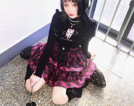 亚文化玫瑰蕾丝网蛋糕裙 全新仅试穿，没下过...