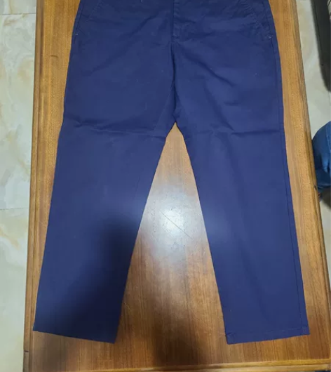 转让CA男士全新休闲裤包邮蓝色，二手物品不...