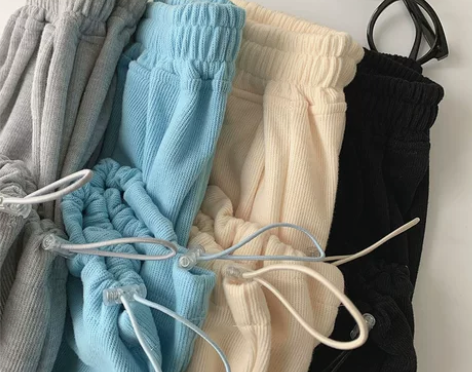 休闲裤女2021年夏新款女装韩版宽松百搭束...