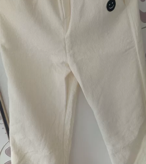 冬季女士加绒裤子，条绒纹，35包邮 感兴趣...