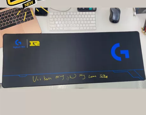 罗技鼠标垫超大号游戏电竞办公电脑键盘垫加厚...