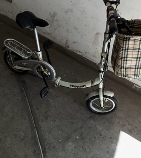 折叠成人韩式自行车买菜车 感兴趣的话点“我...