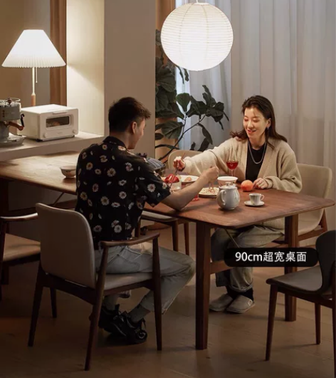 朴愫木作客厅大长书桌子工作台实木办公桌板家...