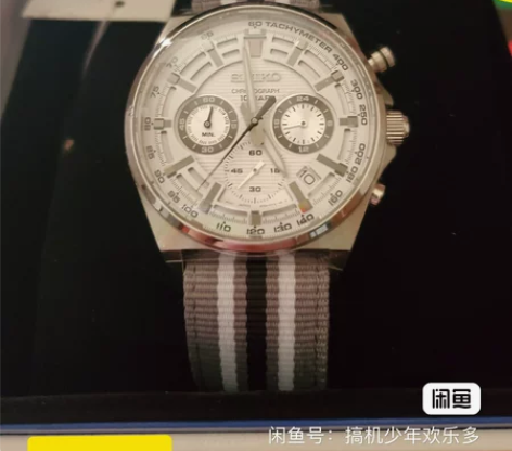 Seiko精工SSB401P手表。 石英计...