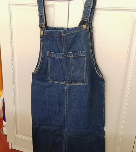 背带裙 牛仔背带裙，9新，