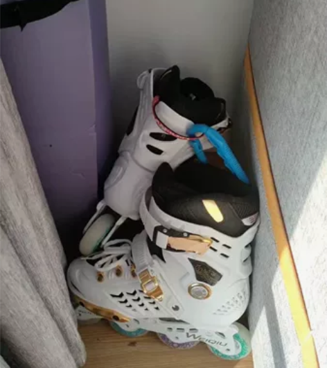 直排轮旱冰鞋，低价处理。36码的，一次没有...