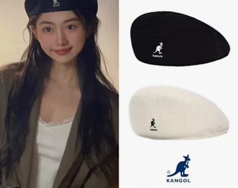 kangol袋鼠贝雷帽羊毛款不限季节袋鼠贝...