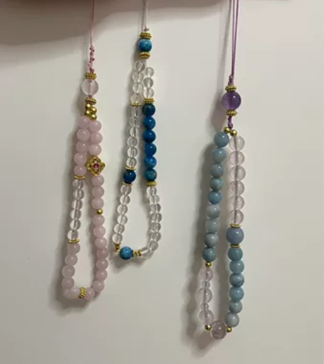 自己第一次diy的手机挂绳 包邮 家里材料...