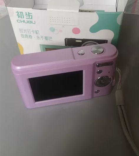 紫色CCD相机 虽然没有佳能索尼相机那么好...