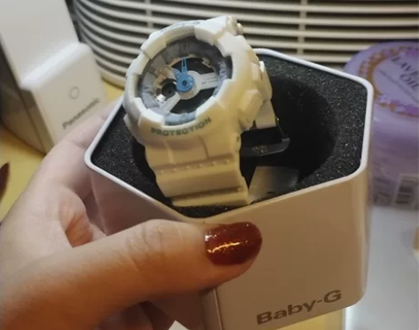 CASIO Baby-G 蓝色 高三收到的...