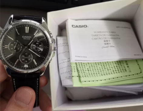 卡西欧WR50M 一次没带过 一直在盒子里...