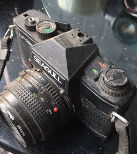 特价包邮海鸥老式胶卷相机实物拍摄无测试无配...