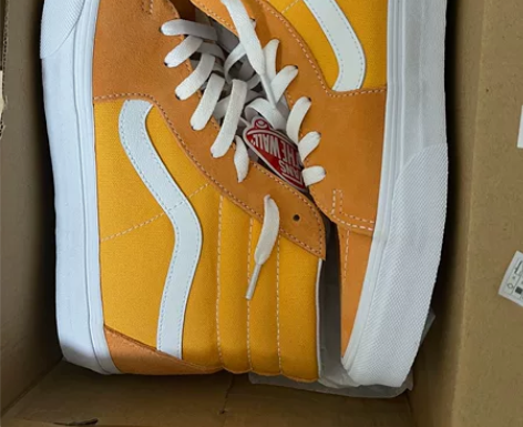全新原盒VANS SK8-Hi甜橙汽水配色...