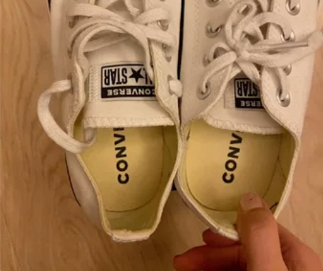 匡威 低帮帆布鞋 厚底 38码 越南产 仅...