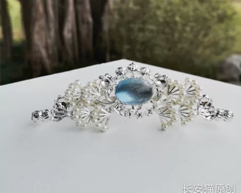长安猫原创手工发簪簪子唐风晋制宋制汉服发冠...