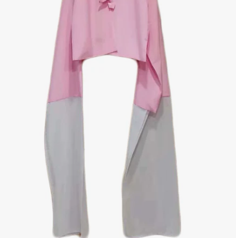 戏曲水袖练功服女上衣表演服花旦演出服