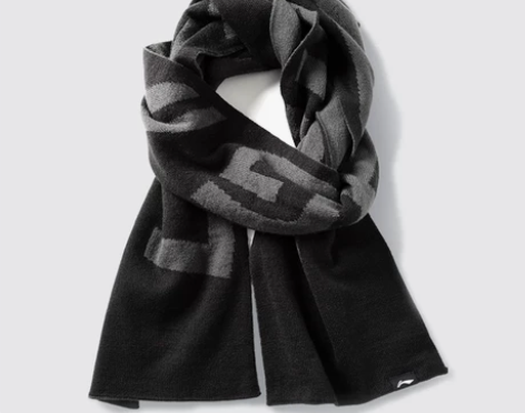 李宁保暖围巾女冬季两面双用学生加厚丝巾冬天...