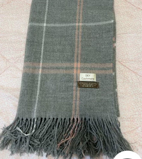 搬家处理,经典格子围巾女秋冬季休闲百搭高级...