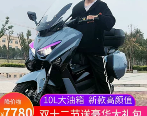立雅摩托车 新款国四电喷猛士NMAX大型燃...