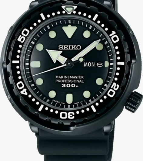 SEIKO精工手表男日本300米防水罐头潜...