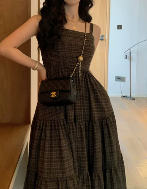 吊带裙任小艺Lit e mode2.17新...