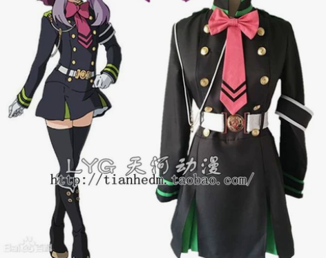 终结的炽天使柊筱娅cos服 全新s码，衣服...