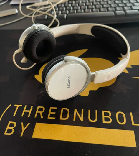 飞利浦 3.5mm音频接口，头戴式耳机带麦...