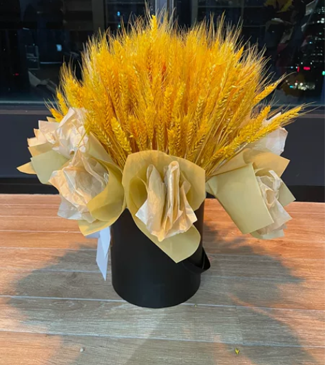 开业花篮开业大麦花篮花束送人送商家 红金大...