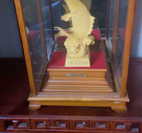 转让大号鎏金摆件，年年有余！不是现在的的工...