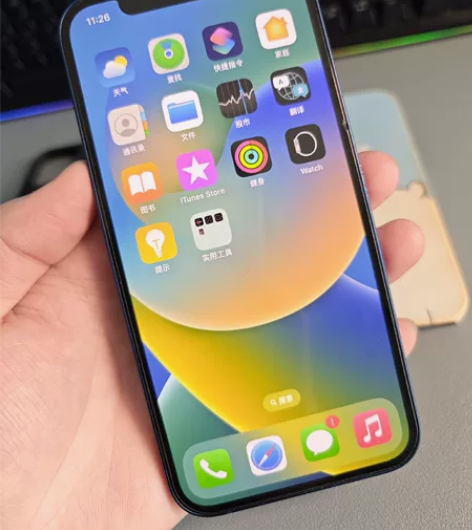 苹果12 国行128g 蓝色 电池8...