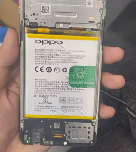 oppoA3 4+128屏框坏，后盖卡托坏...