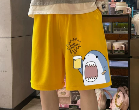 冰丝运动短裤男潮牌ins夏季薄款裤子男潮流...