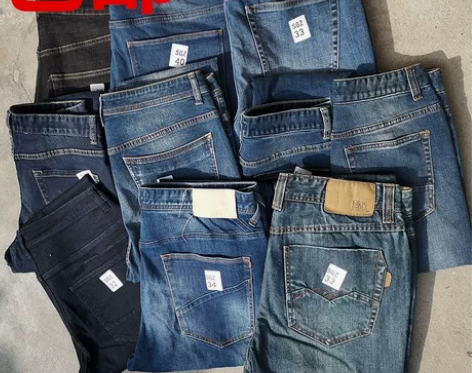 清仓！剪标尾货微瑕疵！牛仔裤厚实纯棉电焊工...