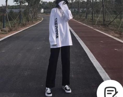 2019新款毛呢阔腿裤女秋冬季高腰垂坠感宽...