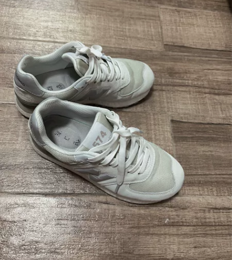新百伦 574 银灰色  穿了不到十次 今...