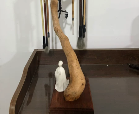 高毛笔架，手工笔架，挂笔架，一幕成景、杜鹃...
