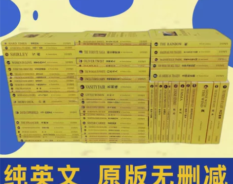 60本 英文原版小说 全英文书籍大学...
