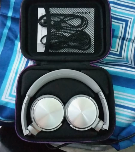 勒姆森头戴式耳机，蓝牙耳机，带原耳机盒，有...