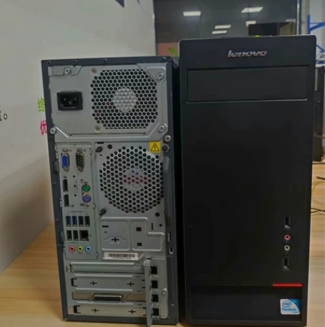 联想台式电脑主机 9成新电脑台式机 固态硬...