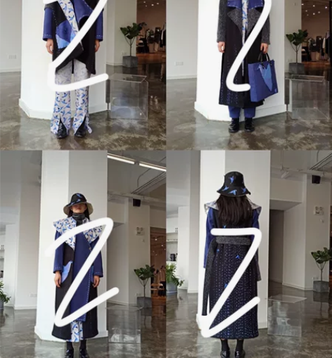 服装设计成衣系列 3套一系列效果图，款式图...
