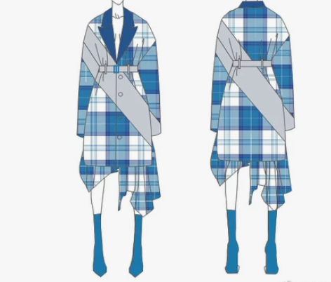 接服装设计稿，款式图线稿，原创稿。品类不限...