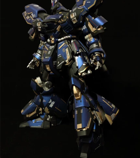 万代卡版MG沙扎比，珍珠蓝黑卡沙 黑蓝金卡...