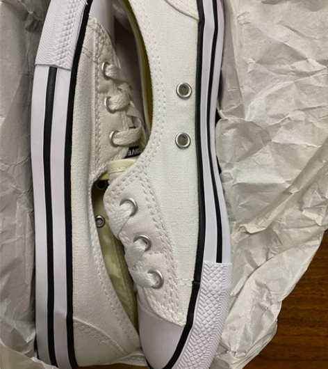 CONVERSE匡威夏款网面帆布女鞋低帮透...