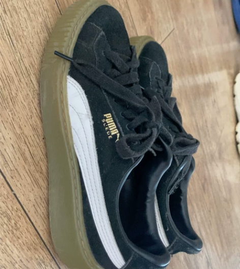 彪马 正品 商场专卖店买的 一直放鞋柜里 ...