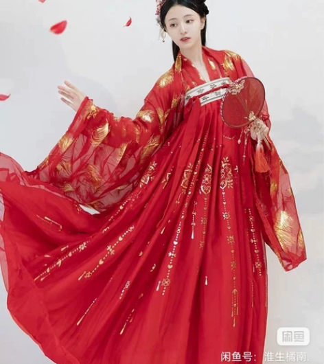 主换次出艺缕原创汉服女【赤羽】齐胸襦裙正品...